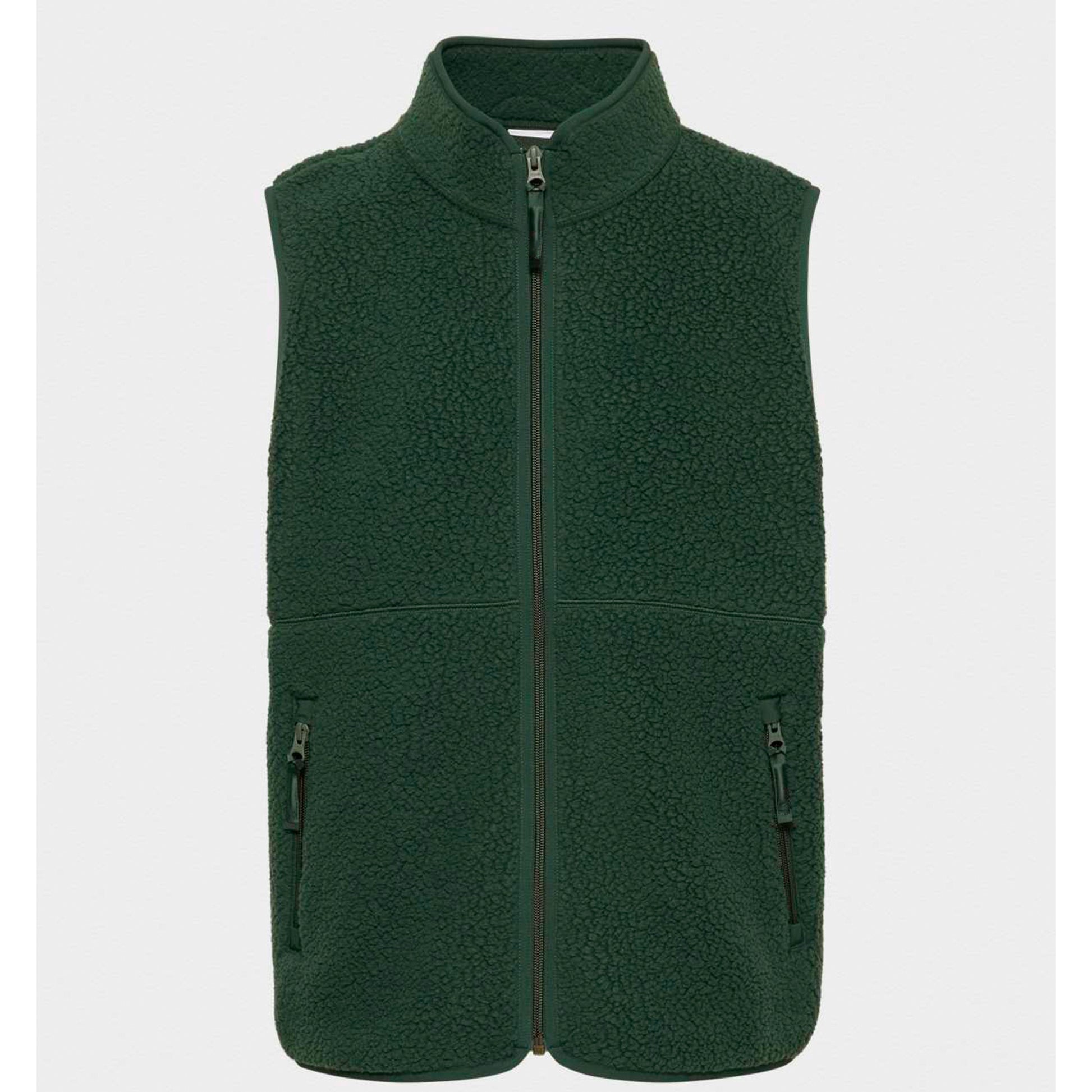 Sherpa Fleece Vest for Women Trendy Warm Sleeveless Vests Jacket Lightweight Zip Coats with Pockets Fall Outerwear