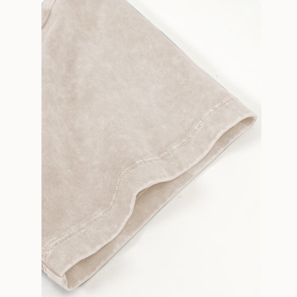 Womens Oversized Vintage T Shirts 3 pack Casual Cropped Tees Short Sleeve Cotton Acid Wash Tops Summer Grunge Shirts