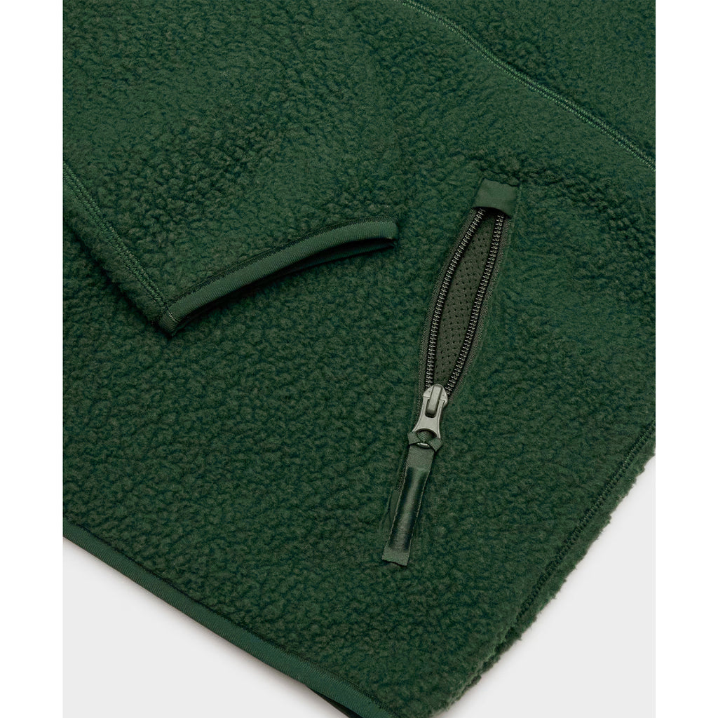 Womens Cropped Half Zip Fleece Sweatshirts Fuzzy Warm Sherpa Pullover Varsity Jackets with Zipper Pockets