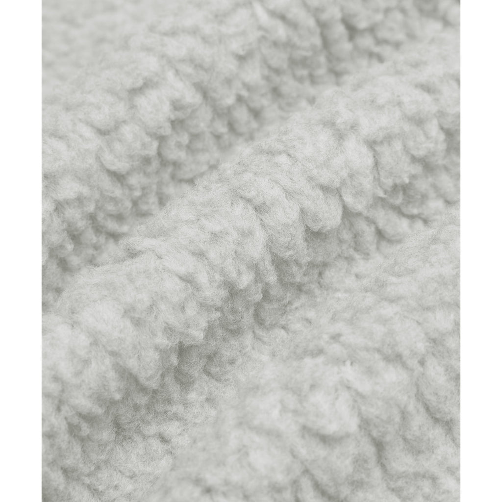 Womens Cropped Half Zip Fleece Sweatshirts Fuzzy Warm Sherpa Pullover Varsity Jackets with Zipper Pockets